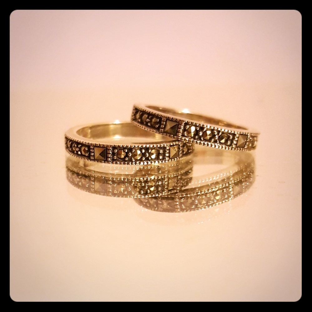 Authentic Judith Jack Stacking Rings - image 1